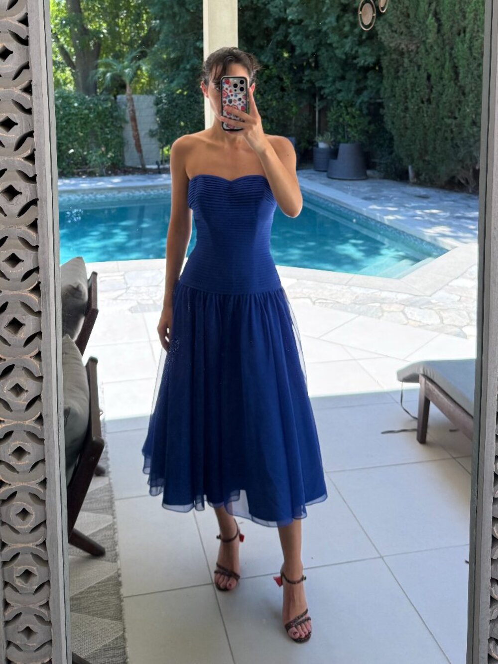 Saison Blanche Dropped waist Bridesmaid / guest dress